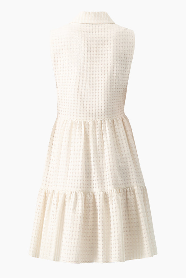 Vestido tejido linea A sin mangas