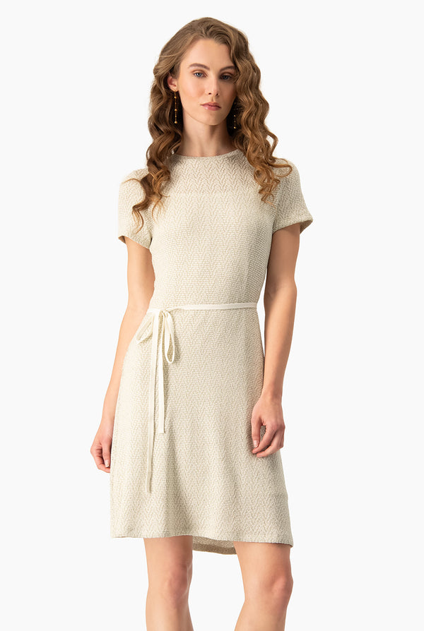 Vestido corto tejido