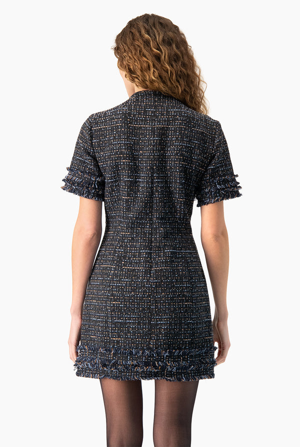 Vestido tejido Ivonne manga corta