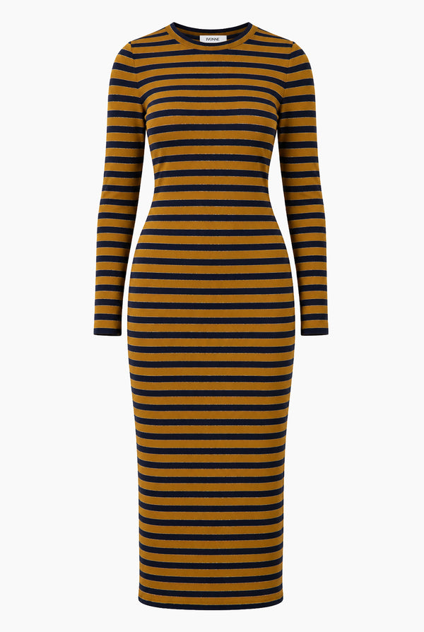 Vestido Ivonne midi de manga larga