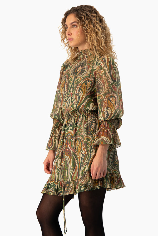 Vestido estampado Ivonne corto