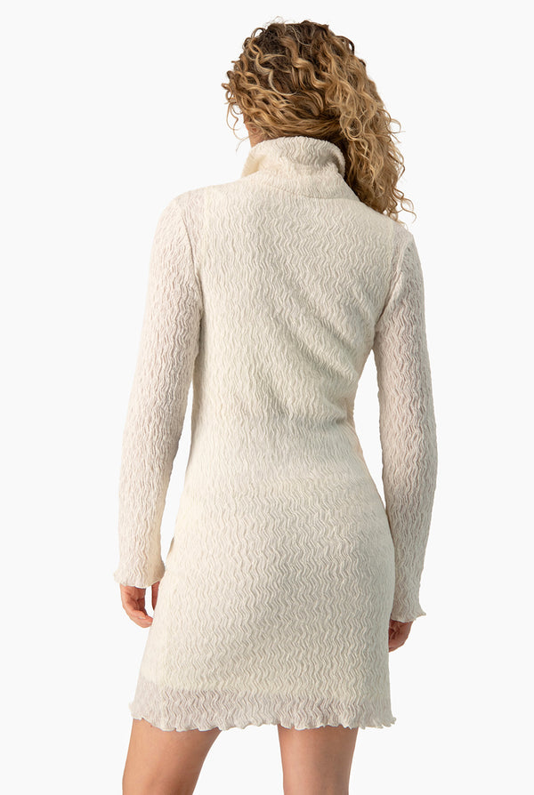 Vestido Ivonne corto hueso
