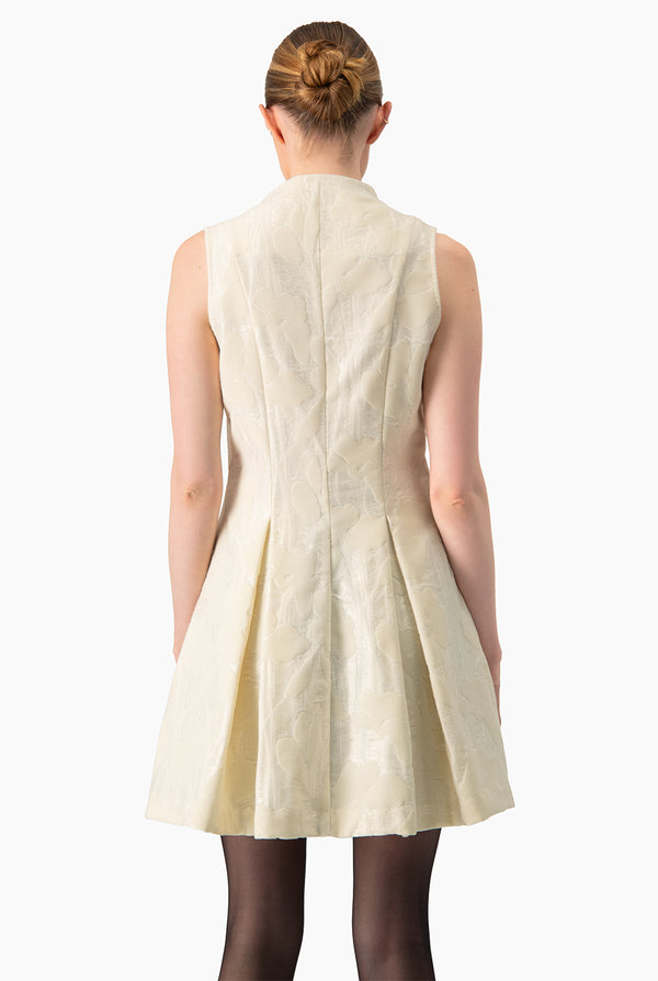 Vestido Ivonne falda con pliegues