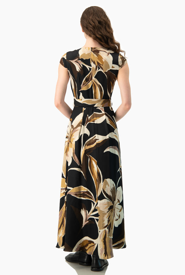 Maxi vestido Ivonne cuello redondo