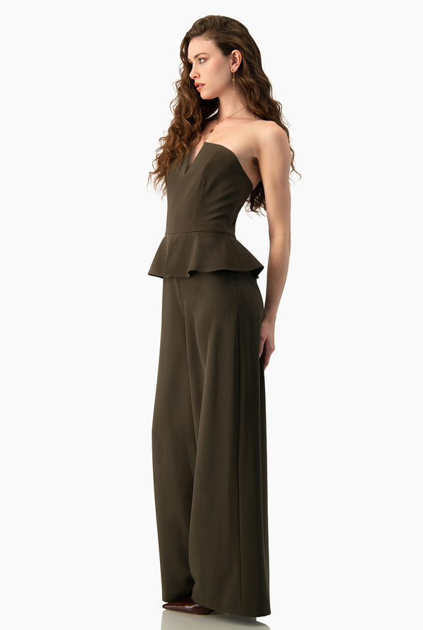 Jumpsuit liso Ivonne strapless