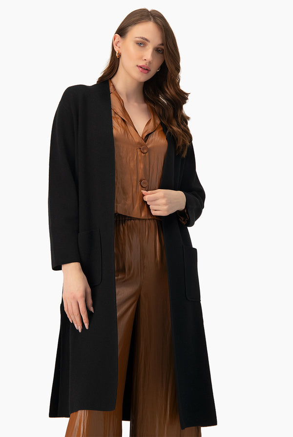 Cárdigan Maxi Black