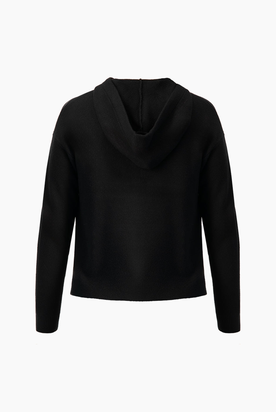 Set de sudadera con capucha y pantalón negro casual