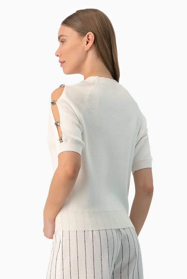 Suéter Silver Buttons