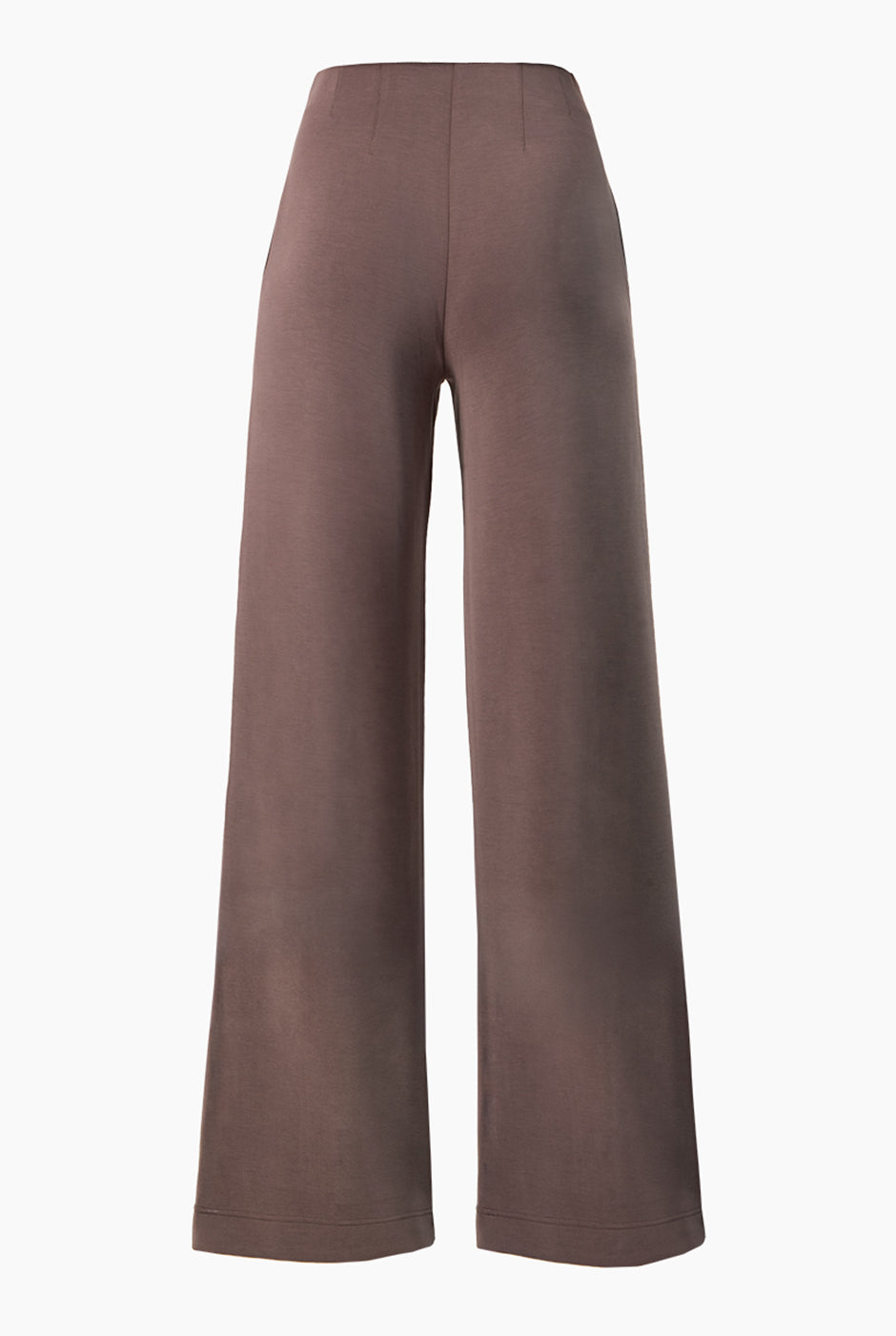 Set de sudadera corta y pantalón largo café con capucha