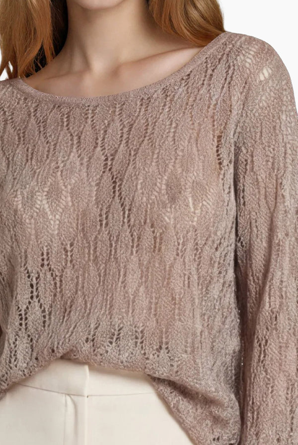 Suéter Rose Gold Net