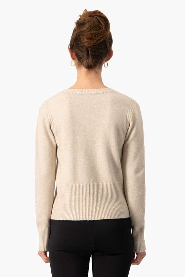 Suéter Knitted V Neck