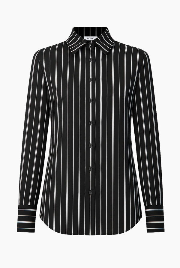 Camisa recta rayada