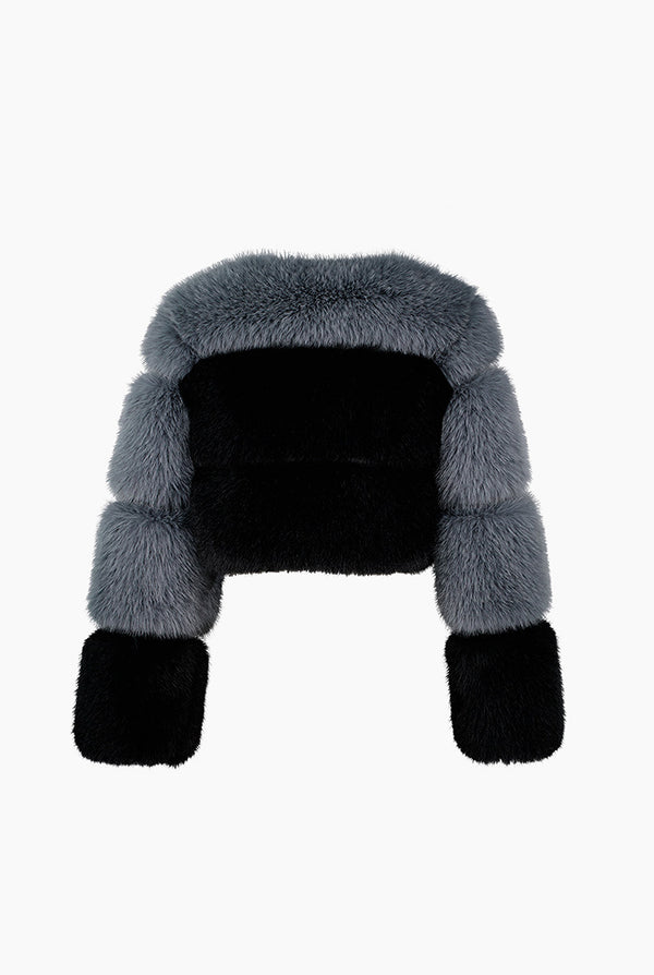 Abrigo Faux-Fur 2 Tonos