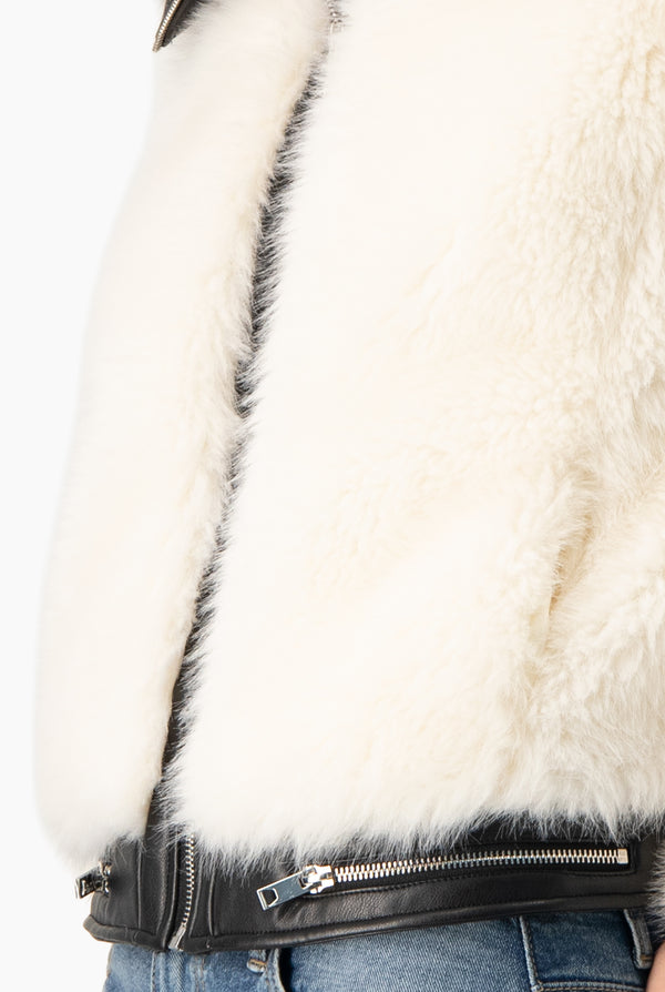 Chamarra Fur Off-White