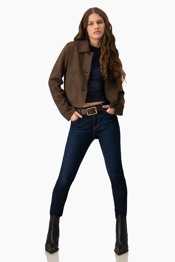 Chaqueta Basic Suede