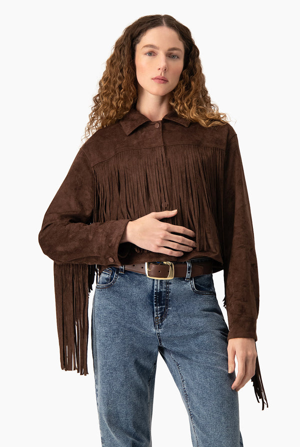 Chaqueta Flecos