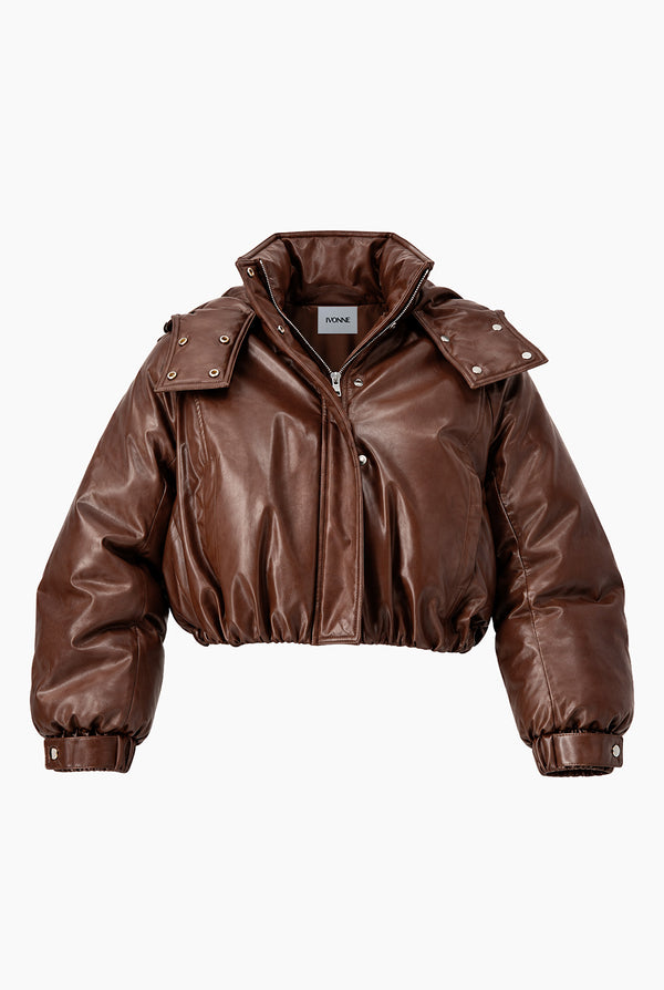 Bomber Puffer Brown