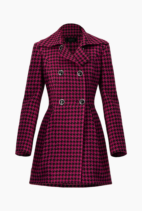 Abrigo cruzado tejido