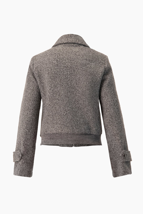 Abrigo corto con cierre