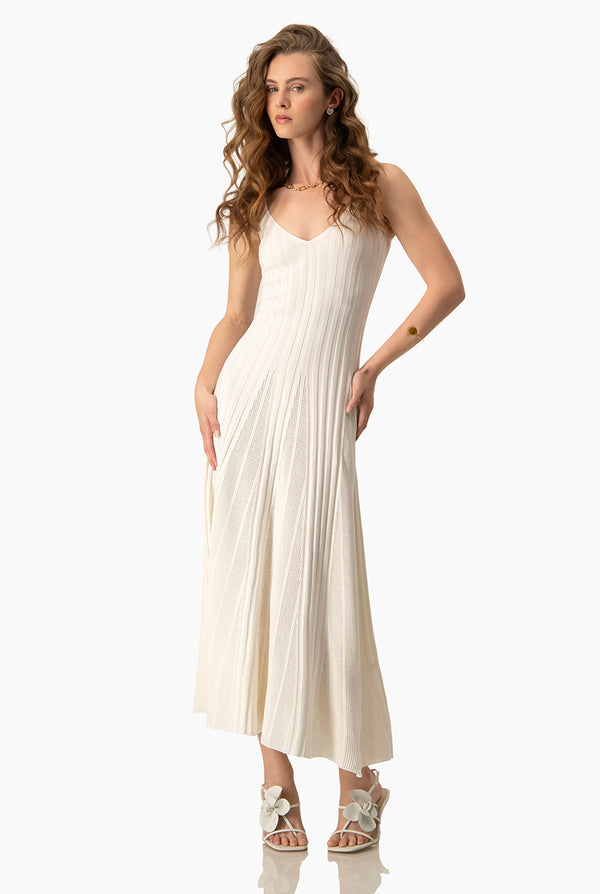 Vestido Trumpet Knit