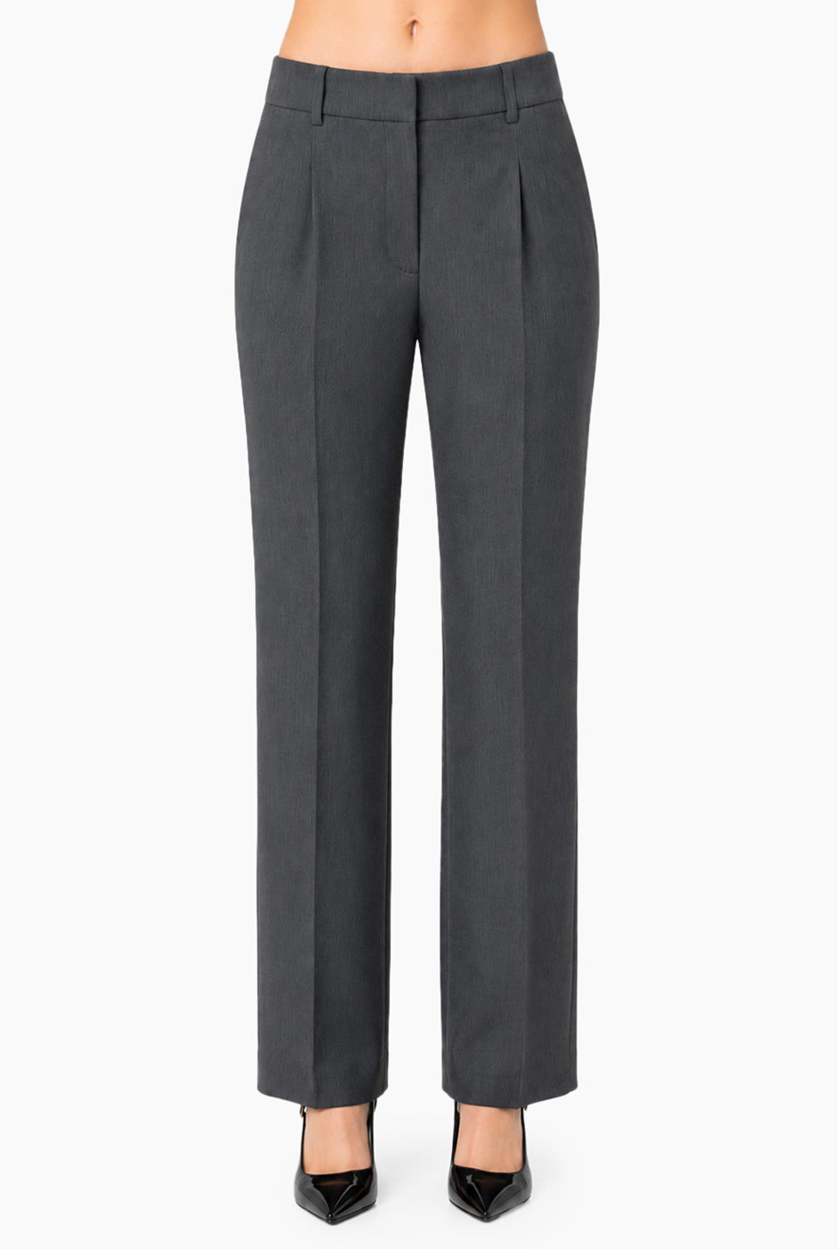 Pantalon amplio sastreado con bolsillos traseros simulados