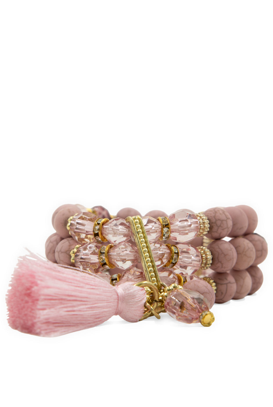 Pulsera Pink Tassel