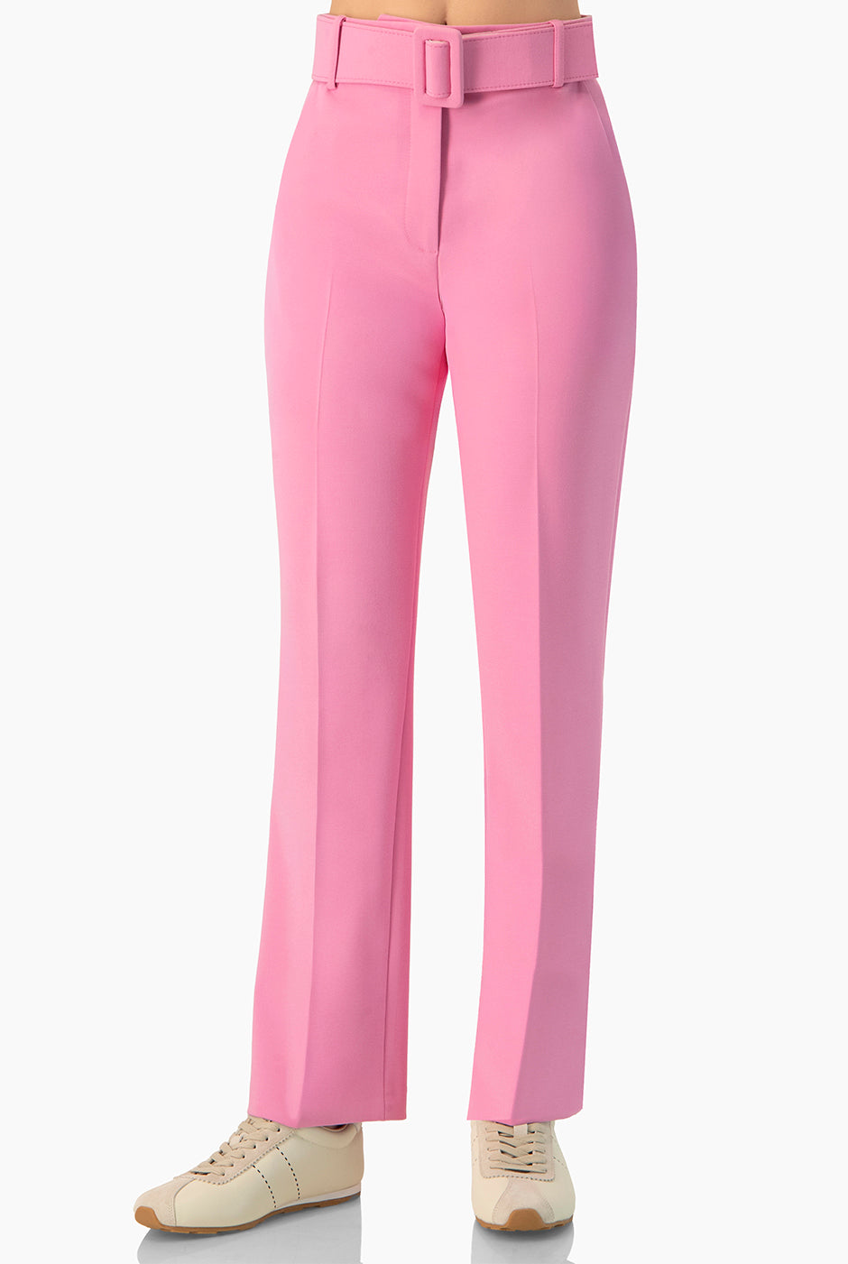 Pantalon sastreado con cinturon