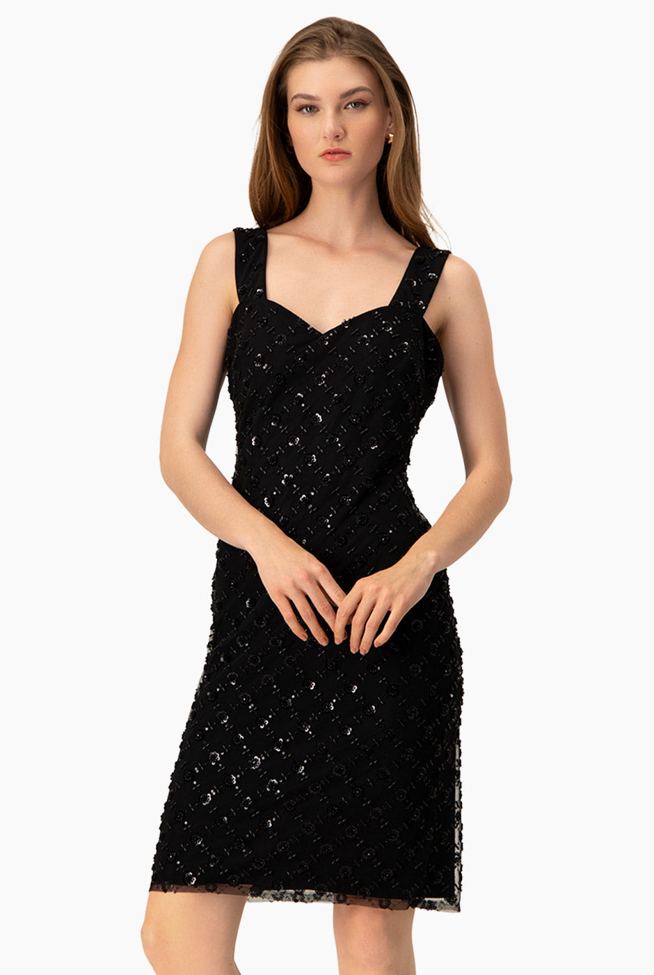 Vestido corto de tirantes