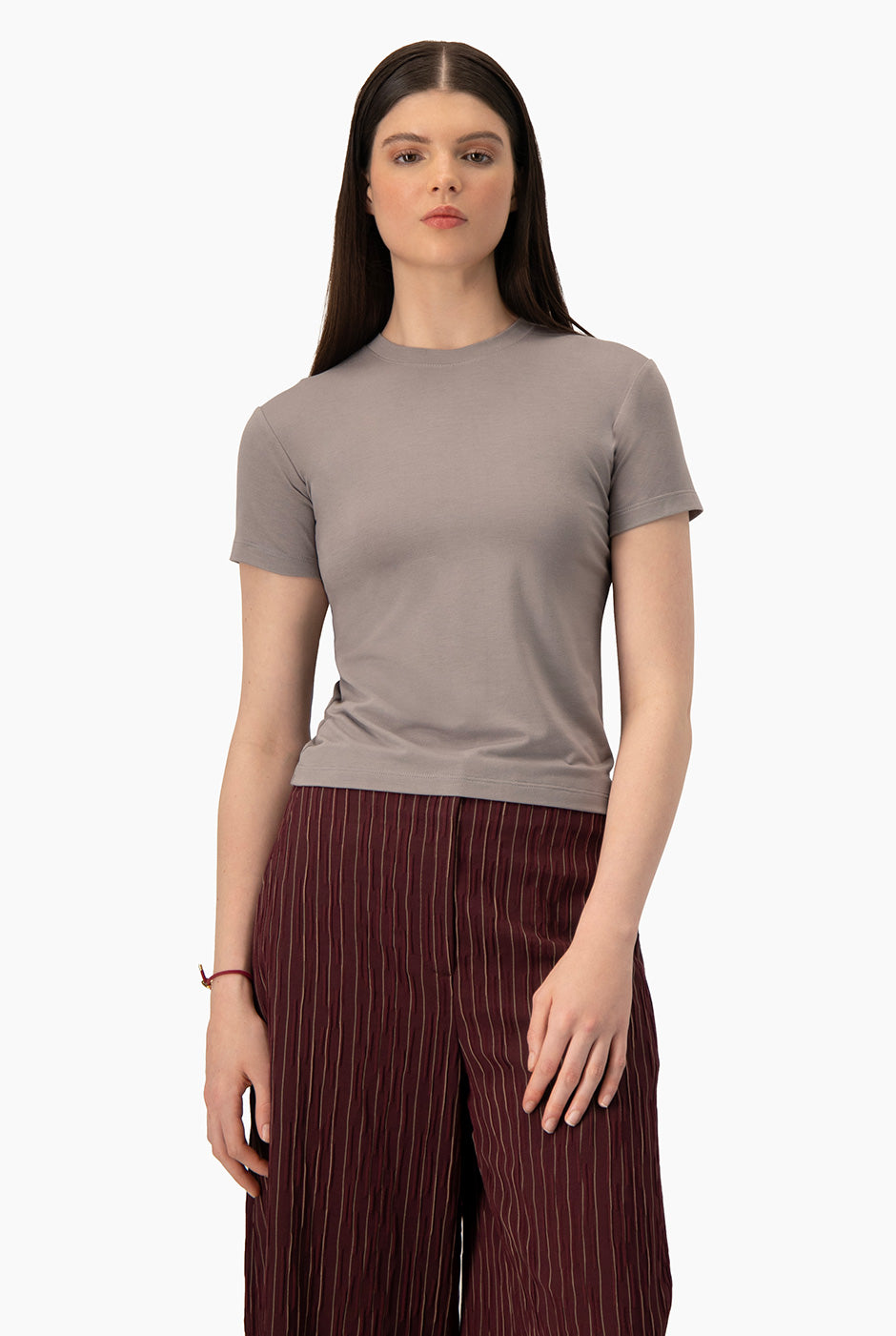 Playera basica manga corta