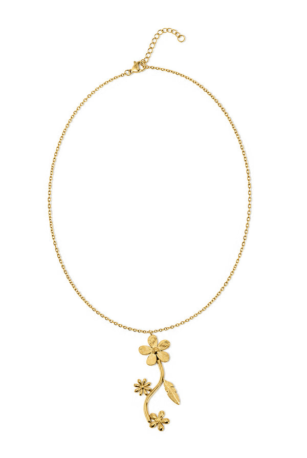 Collar Golden Flowers