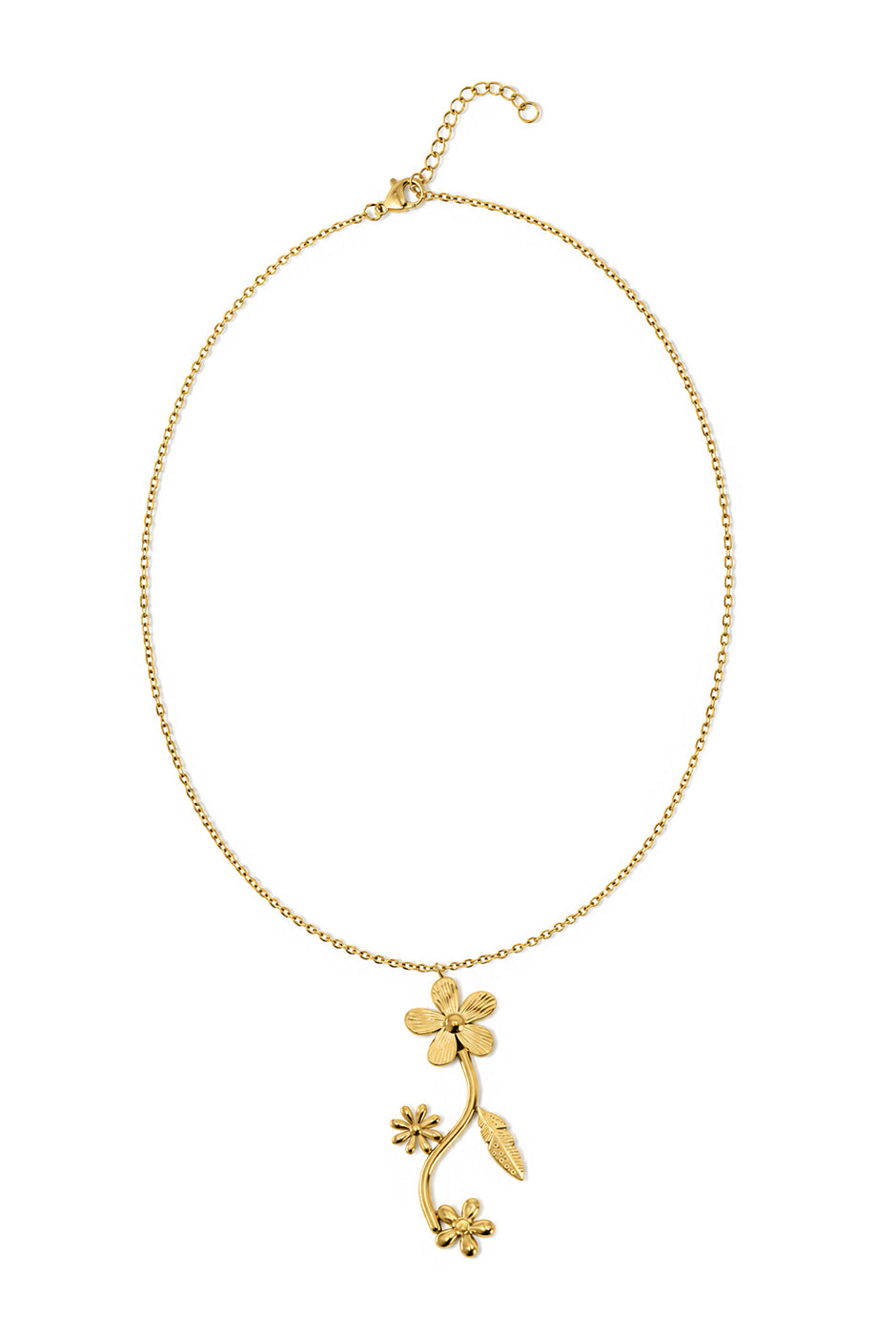 Collar Golden Flowers