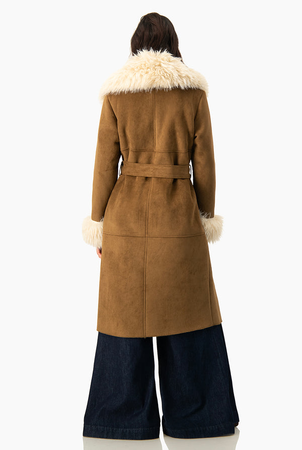 Abrigo Suede/Fur