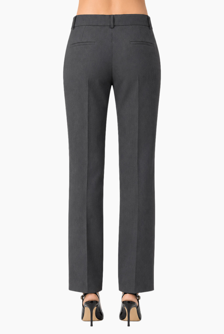 Pantalon amplio sastreado con bolsillos traseros simulados