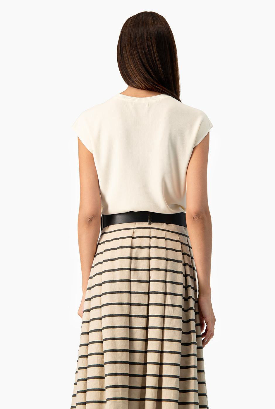 Blusa Ivonne recta hombro caido