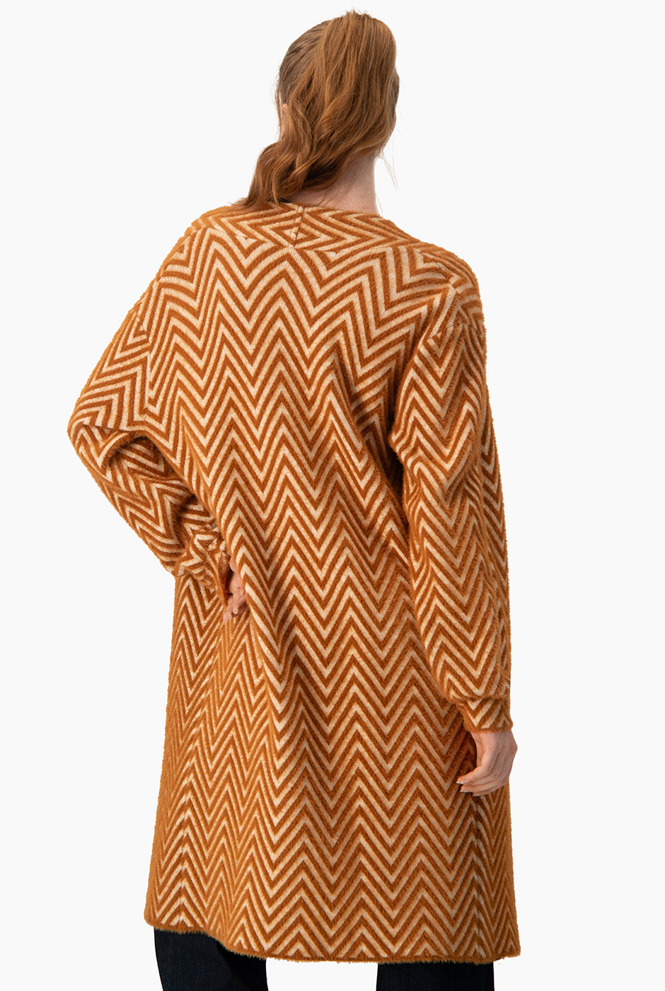 Cárdigan Intarsia Espiga