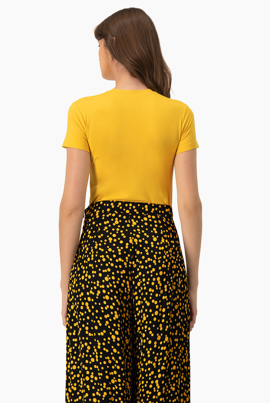 Playera basica recta manga corta