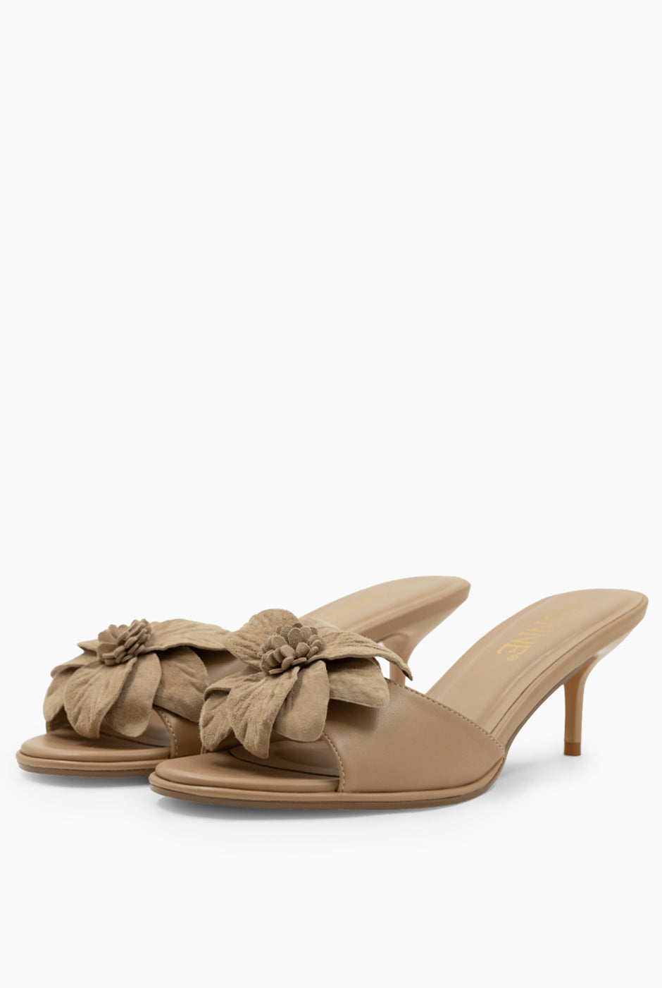 Sandalia Flor Suede