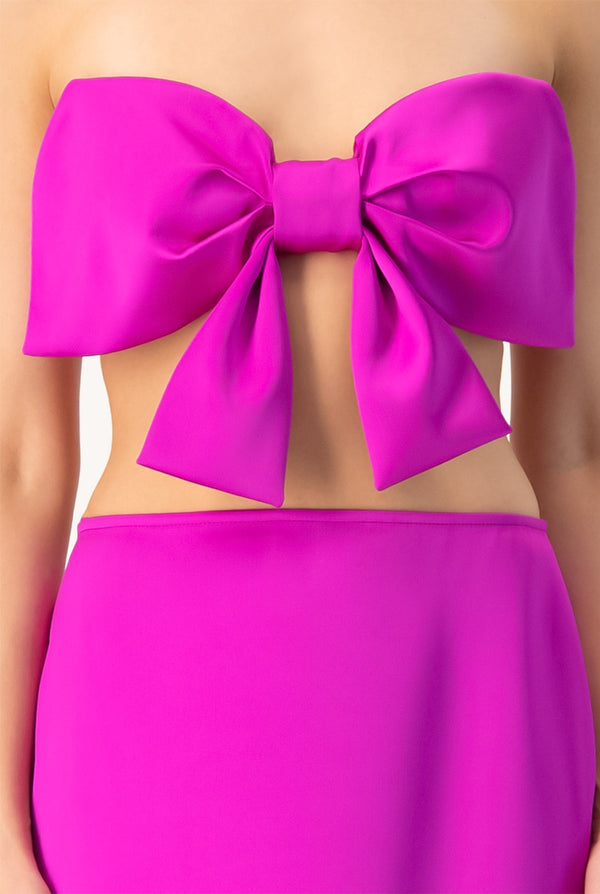 Vestido midi de dos piezas