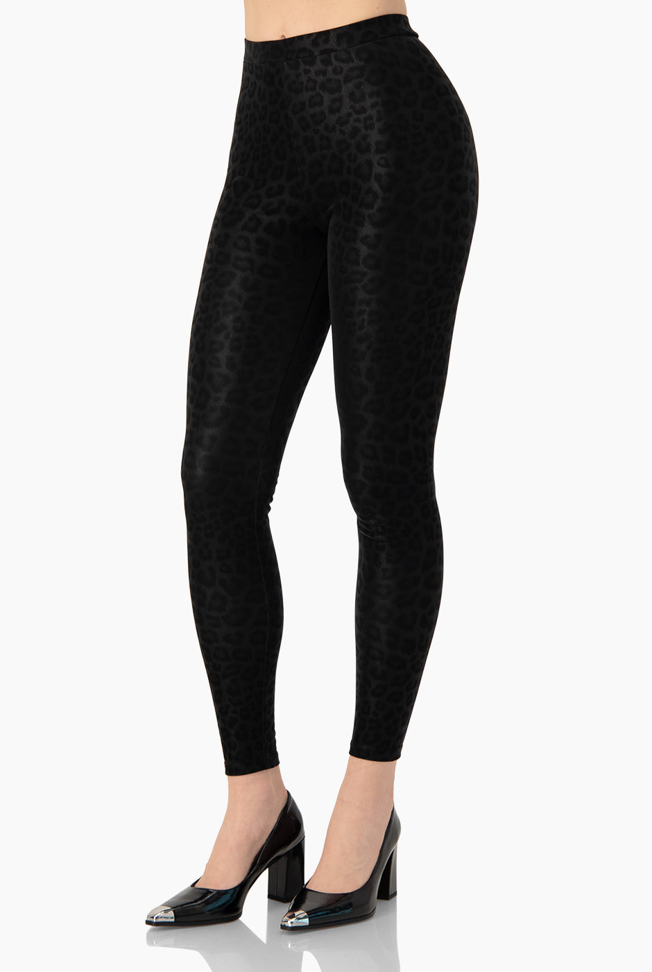 Pantalón PU Leopardo