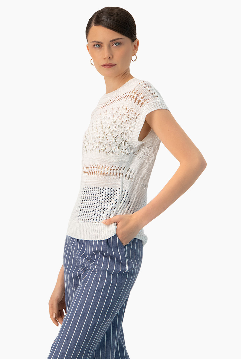 Suéter Crochet Knitted