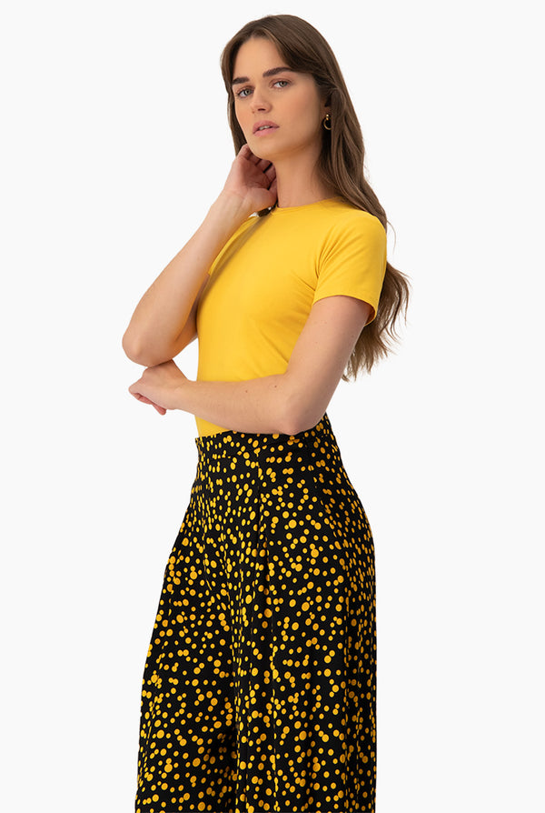 Playera basica recta manga corta