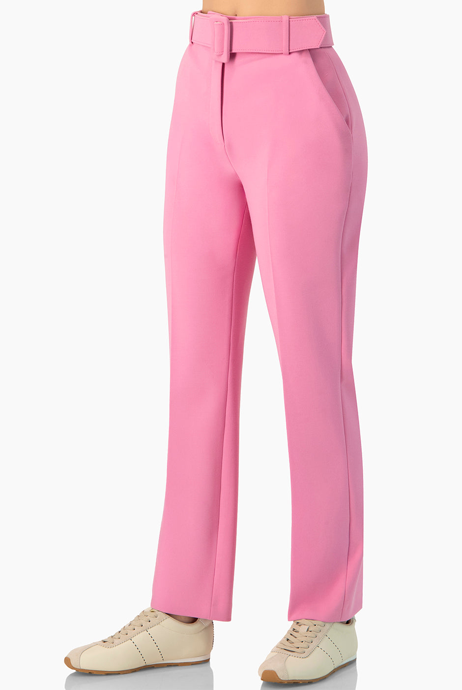 Pantalon sastreado con cinturon