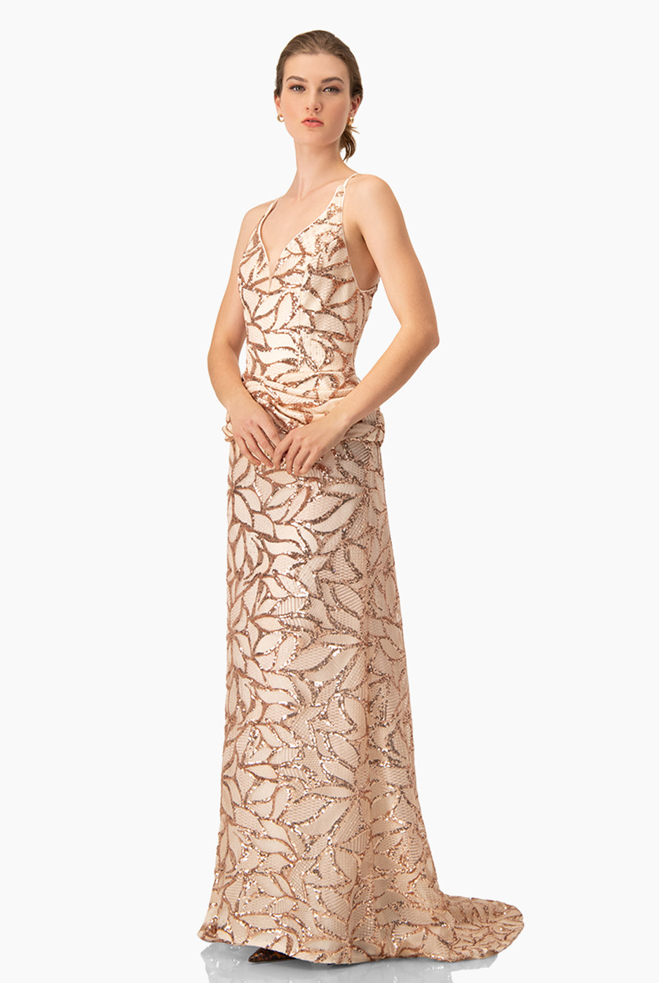 Vestido de bajo asimetrico