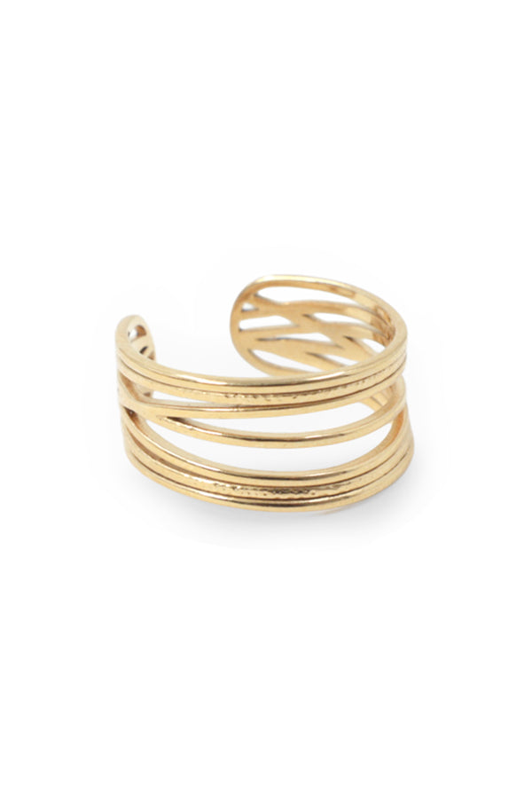 Anillo Golden Threads
