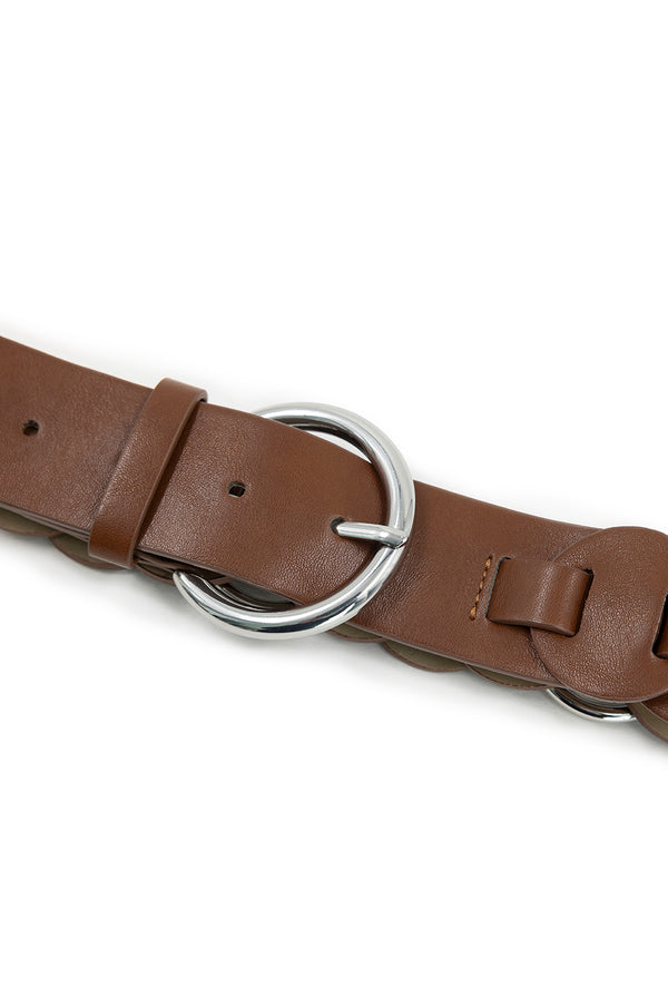 Cinturón Braided Brown