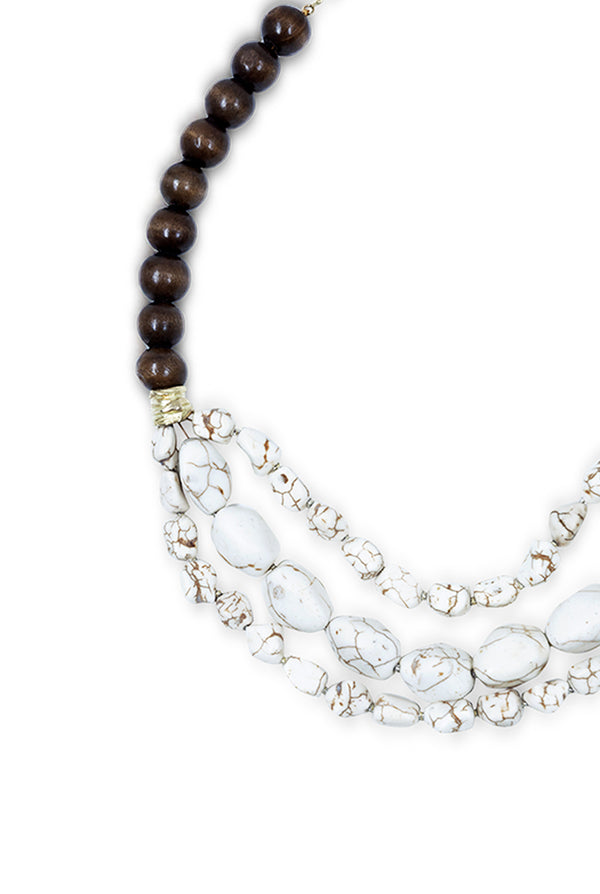 Collar Wooden Beads