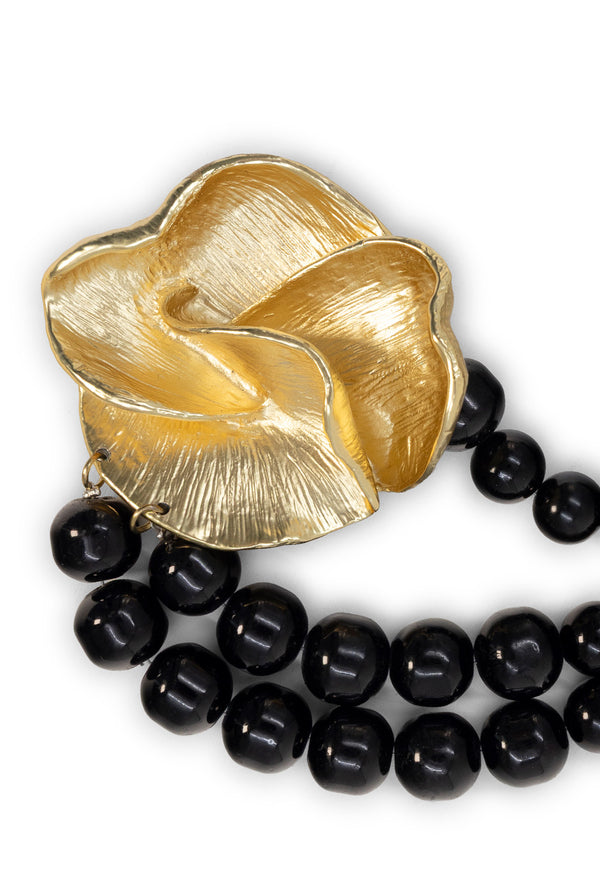 Collar Golden Petals