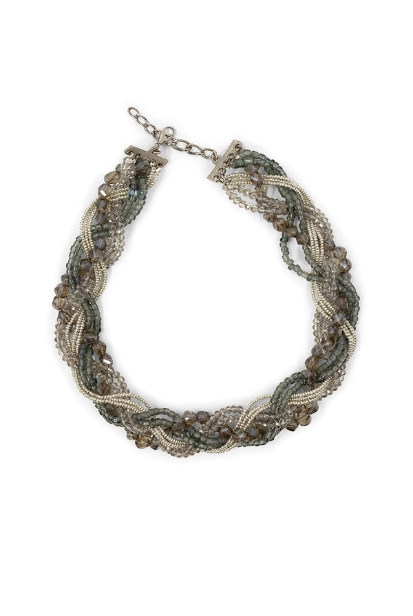 Collar Pewter Braided