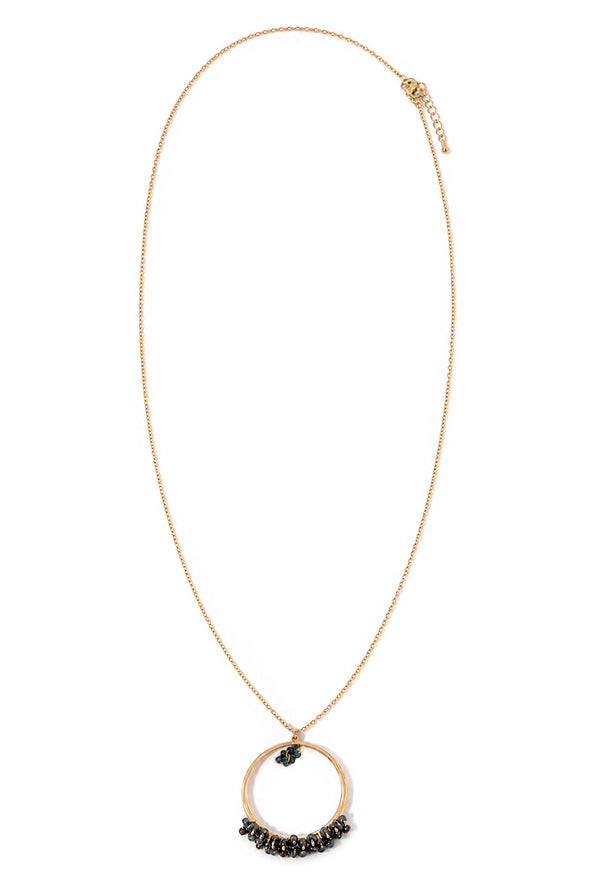 Collar Blue Chaquira