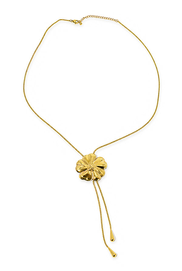 Collar Golden Flower